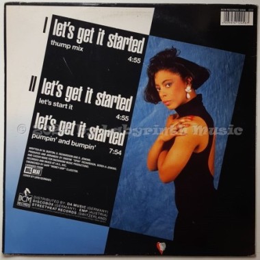 Precious - Let's Get It Started • 12" Vinyl Maxi - Labyrinth Music