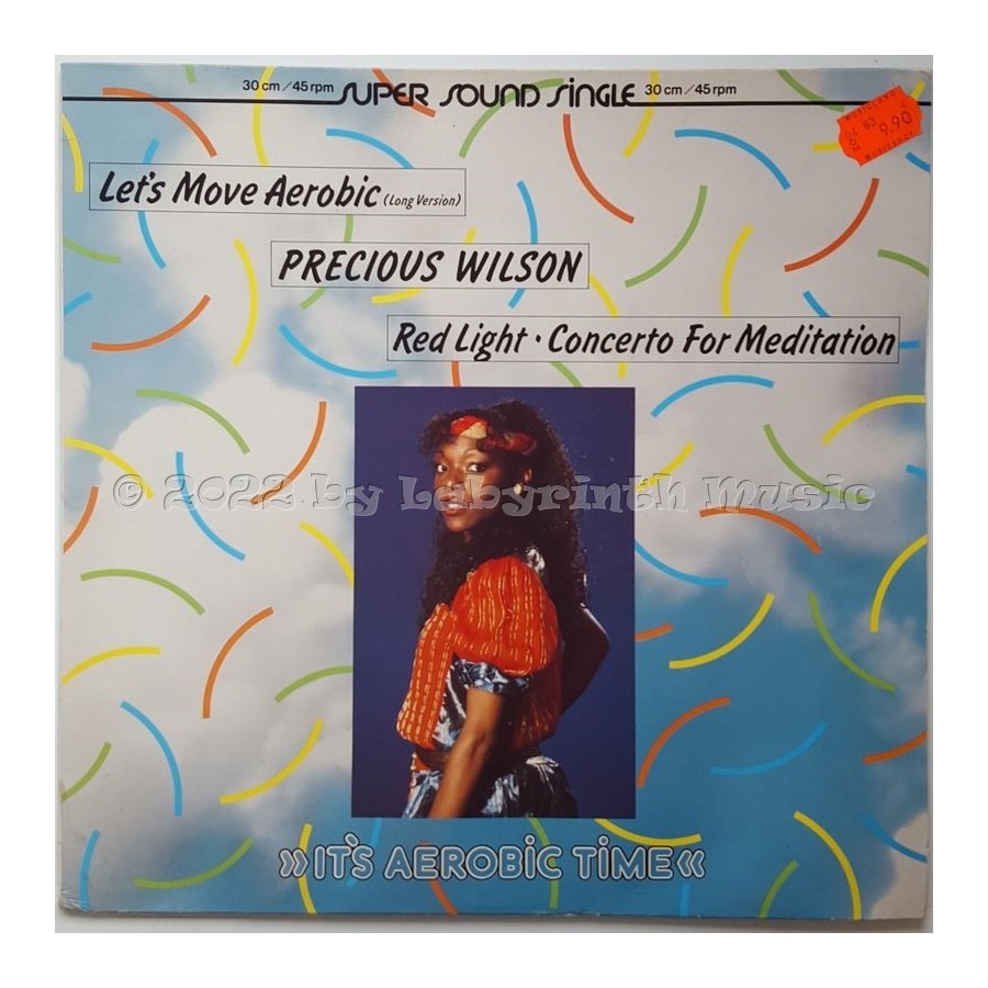 Precious Wilson / The Farian Orchestra - Let's Move Aerobic • 12" Vinyl Maxi - Labyrinth Music