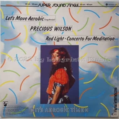 Precious Wilson / The Farian Orchestra - Let's Move Aerobic • 12" Vinyl Maxi - Labyrinth Music