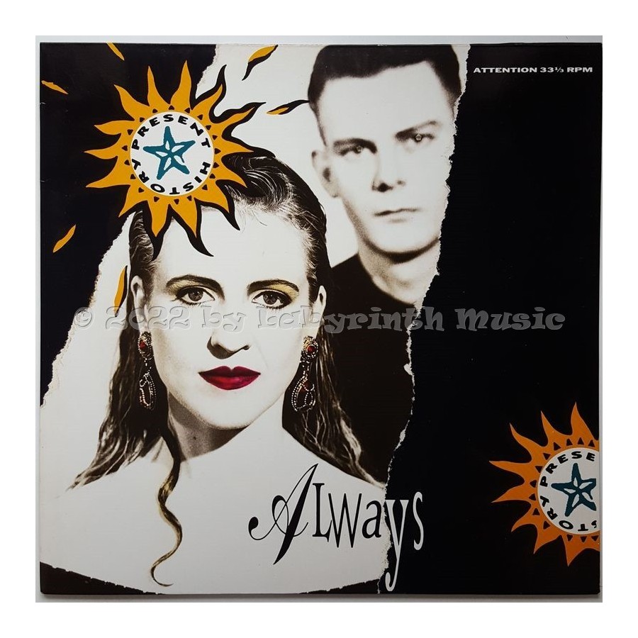 Present History - Always • 12" Vinyl Maxi • MINT - Labyrinth Music