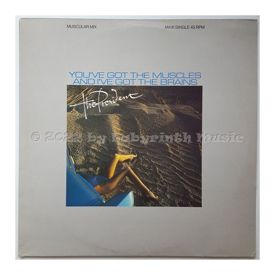 The President - You've Got The Muscles And I've Got The Brains • 12" Vinyl Maxi • EX - Labyrinth Music