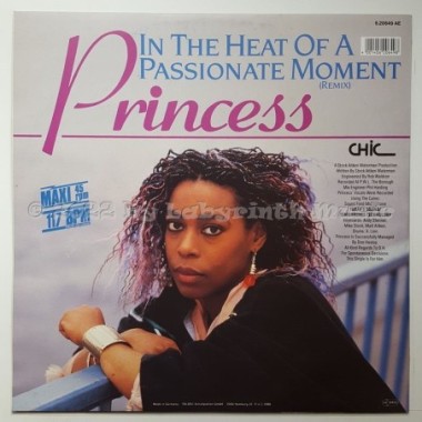 Princess - In The Heat Of A Passionate Moment • 12" Vinyl Maxi - Labyrinth Music
