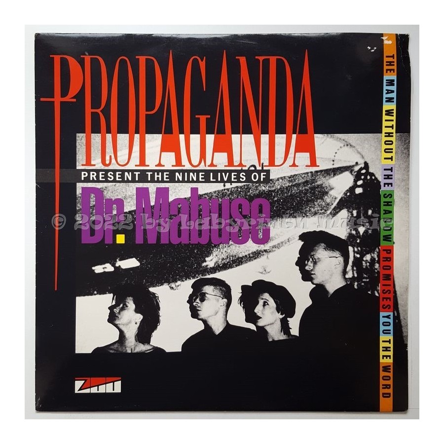 Propaganda - The Nine Lives Of Dr. Mabuse • 12" Vinyl Maxi • EX - Labyrinth Music