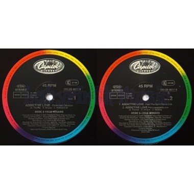 Bebe & Cece Winans - Addictive Love • 12" Vinyl Maxi • NM - Labyrinth Music
