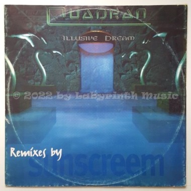Quadran - Illusive Dream • Remixes By Sunscreem • 12" Vinyl Maxi • EX - Labyrinth Music