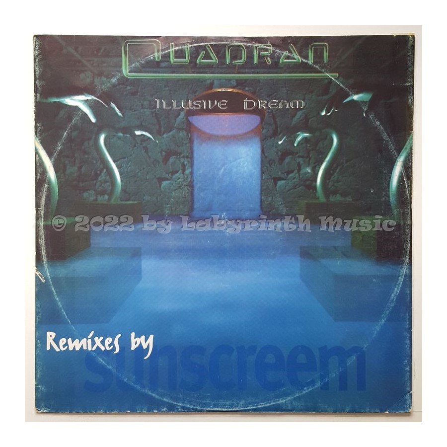 Quadran - Illusive Dream • Remixes By Sunscreem • 12" Vinyl Maxi • EX - Labyrinth Music