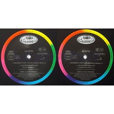 Bebe & Cece Winans - Celebrate New Life • 12" Vinyl Maxi • MINT - Labyrinth Music