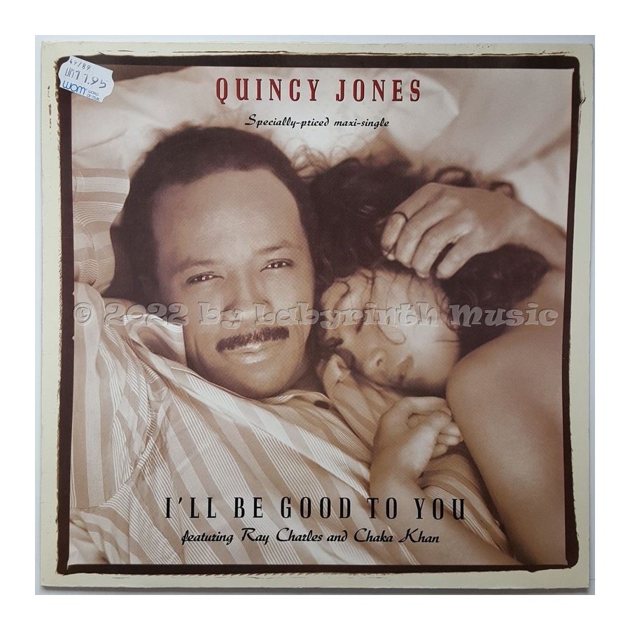 Quincy Jones Feat. Ray Charles And Chaka Khan - I'll Be Good To You • 12" Vinyl Maxi • EX - Labyrinth Music
