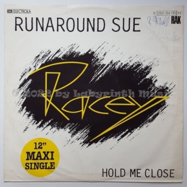 Racey - Runaround Sue • 12" Vinyl Maxi • EX - Labyrinth Music