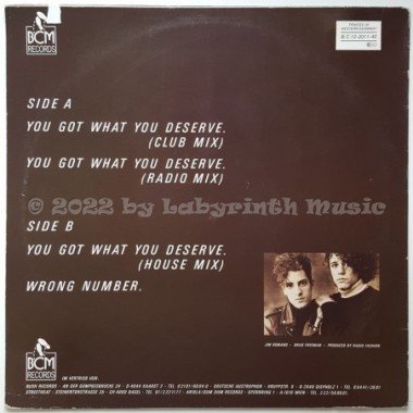 Radio Fashion - You Got What You Deserve • 12" Vinyl Maxi • EX - Labyrinth Music