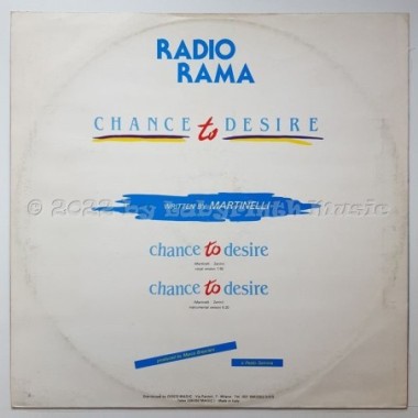 Radiorama - Chance To Desire • 12" Vinyl Maxi - Labyrinth Music