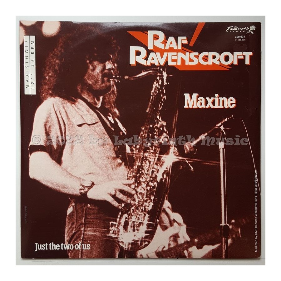 Raf Ravenscroft - Maxine • 12" Vinyl Maxi - Labyrinth Music