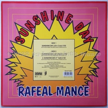 Rafeal Mance - Sunshine Day • 12" Vinyl Maxi - Labyrinth Music