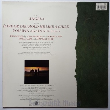 Bee Gees - Angela • 12" Vinyl Maxi - Labyrinth Music