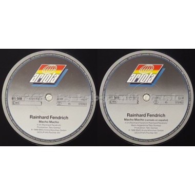 Rainhard Fendrich - Macho Macho • 12" Vinyl Maxi • EX - Labyrinth Music