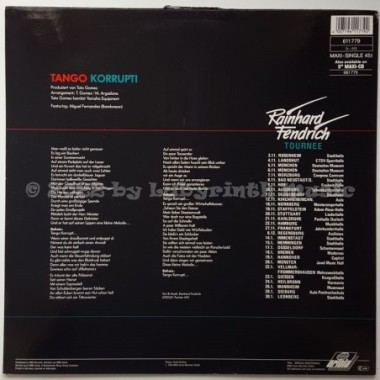 Rainhard Fendrich - Tango Korrupti • 12" Vinyl Maxi • EX - Labyrinth Music