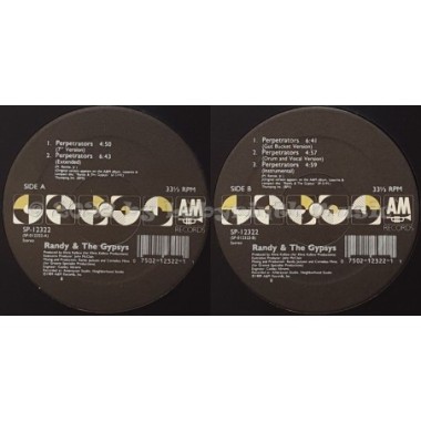 Randy & The Gypsys - Perpetrators • 12" Vinyl Maxi • EX - Labyrinth Music