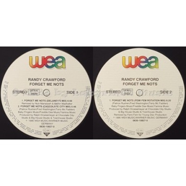 Randy Crawford - Forget Me Nots • 12" Vinyl Maxi - Labyrinth Music