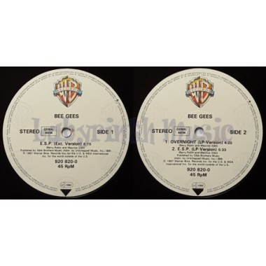 Bee Gees - E·S·P • 12" Vinyl Maxi - Labyrinth Music