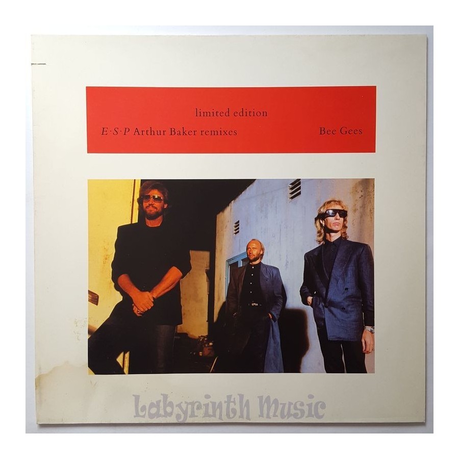 Bee Gees - E·S·P Arthur Baker Remixes • 12" Vinyl Maxi - Labyrinth Music