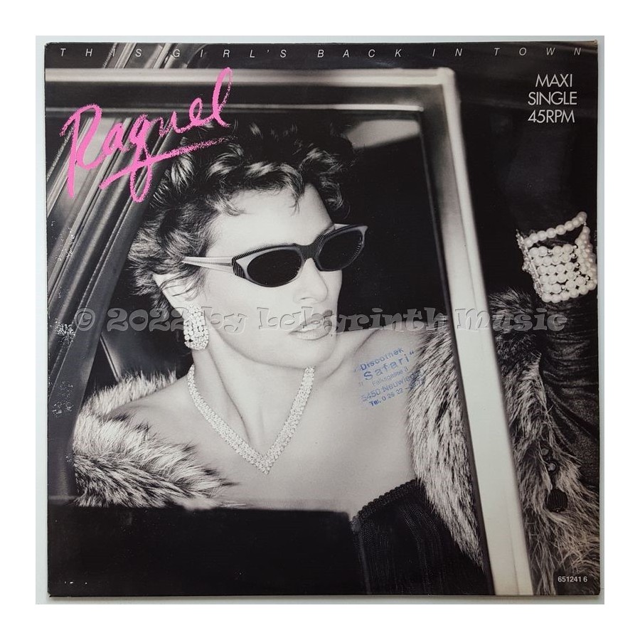 Raquel Welch - This Girl's Back In Town • 12" Vinyl Maxi • EX - Labyrinth Music