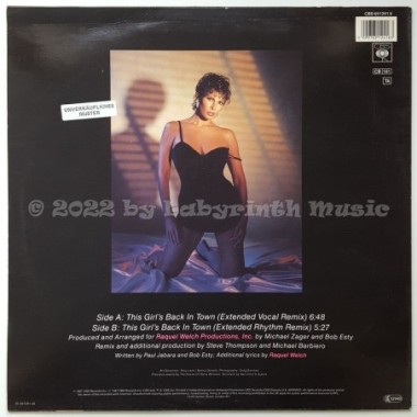 Raquel Welch - This Girl's Back In Town • 12" Vinyl Maxi • EX - Labyrinth Music