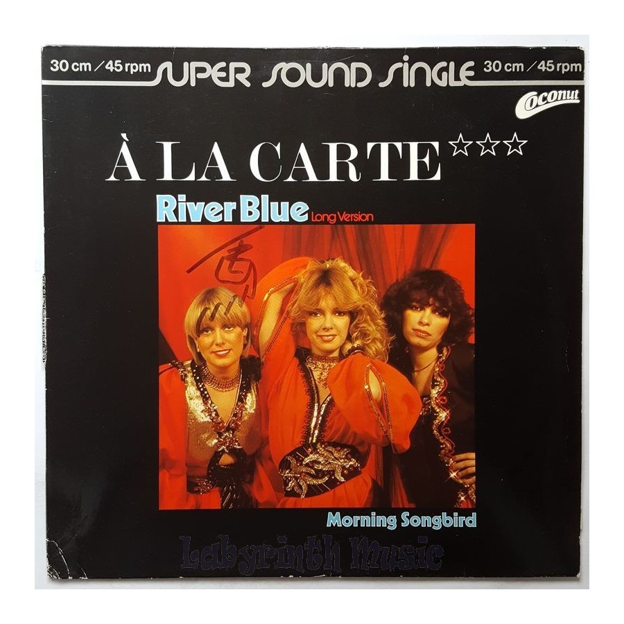 A La Carte - River Blue • 12" Vinyl Maxi • EX - Labyrinth Music