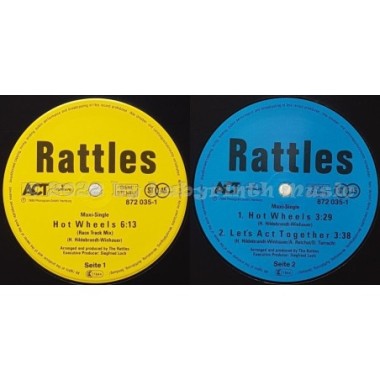Rattles - Hot Wheels • 12" Vinyl Maxi • NM - Labyrinth Music