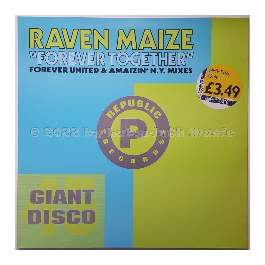Raven Maize - Forever Together • 12" Vinyl Maxi • NM - Labyrinth Music