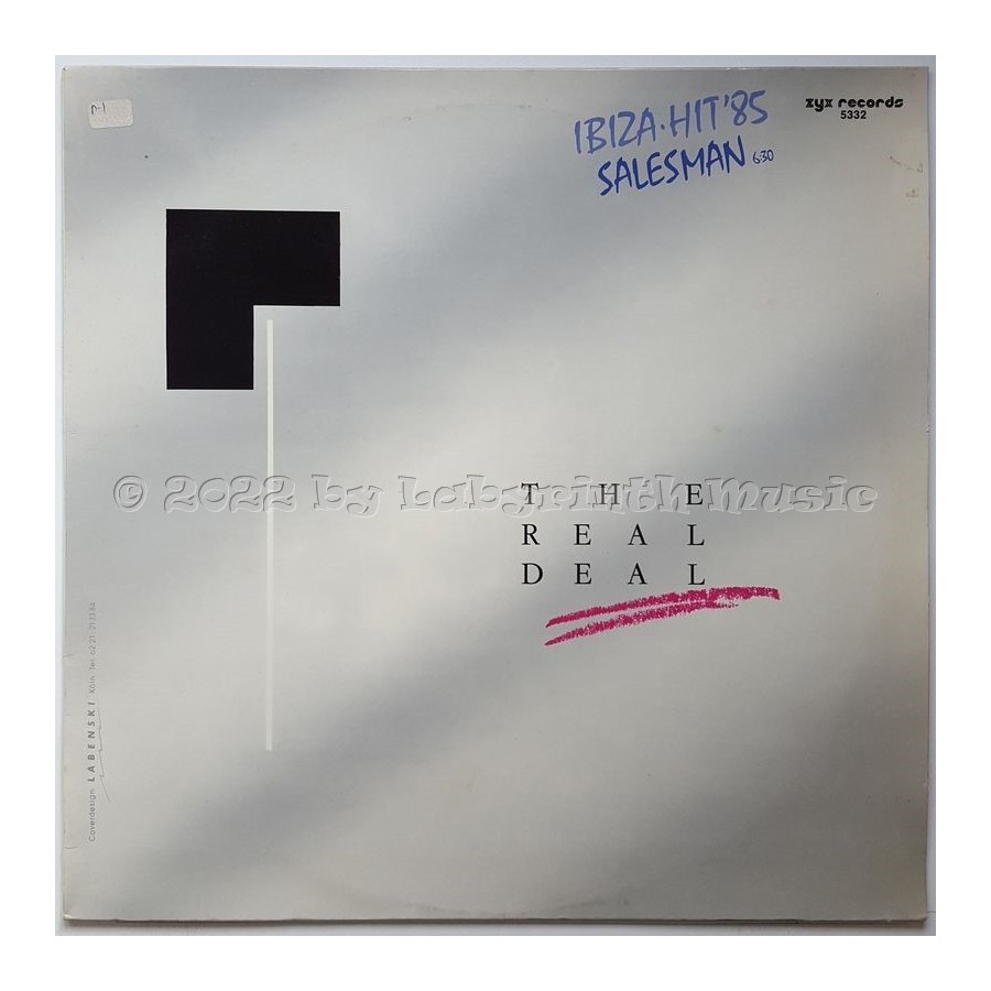 The Real Deal - Salesman • 12" Vinyl Maxi • EX - Labyrinth Music