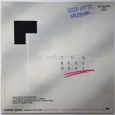 The Real Deal - Salesman • 12" Vinyl Maxi • EX - Labyrinth Music