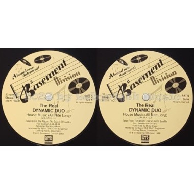 The Real Dynamic Duo - House Music (All Night Long) • 12" Vinyl Maxi - Labyrinth Music