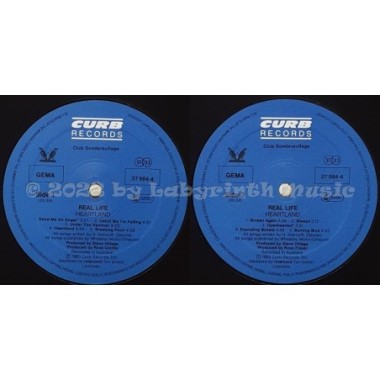 Real Life - Heartland • 12" Vinyl LP • MINT - Labyrinth Music