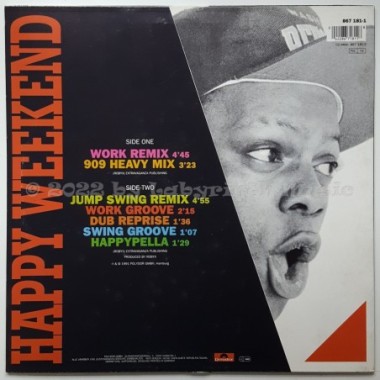 Ice MC - Happy Weekend • Remix • 12" Vinyl Maxi • EX - Labyrinth Music