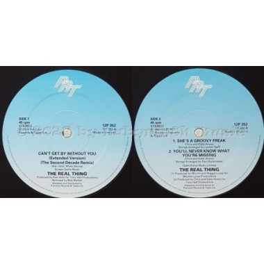 The Real Thing - Can't Get By Without You • The Decade Remix II • 12" Vinyl Maxi • EX - Labyrinth Music