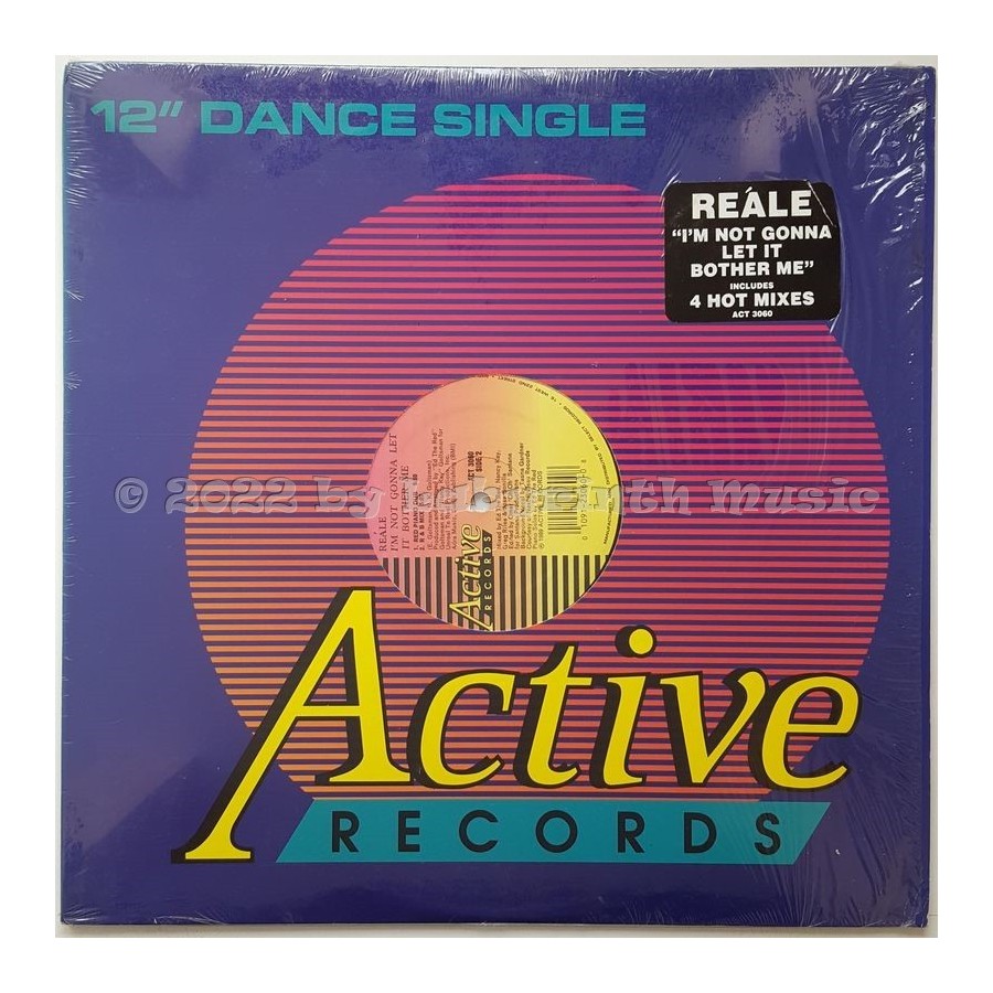 Reàle - I'm Not Gonna Let It Bother Me • 12" Vinyl Maxi • MINT - Labyrinth Music
