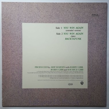 Bee Gees - You Win Again • 12" Vinyl Maxi • NM - Labyrinth Music