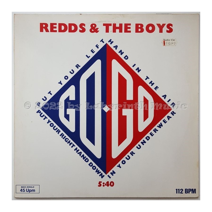 Redds And The Boys - Put Your Right Hand In The Air Put Your Left Hand Down In Your Underwear • 12" Vinyl Maxi • EX - Labyrinth 