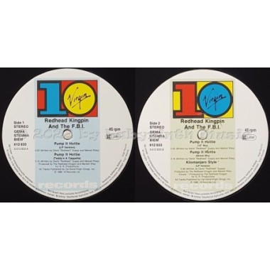 Redhead Kingpin And The Fbi - Pump It Hottie • 12" Vinyl Maxi • MINT - Labyrinth Music