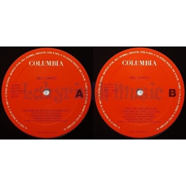 Bel Canto - Unicorn • 12" Vinyl Maxi • EX - Labyrinth Music