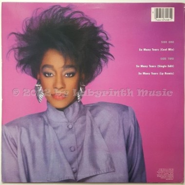 Regina Belle - So Many Tears • 12" Vinyl Maxi • NM - Labyrinth Music