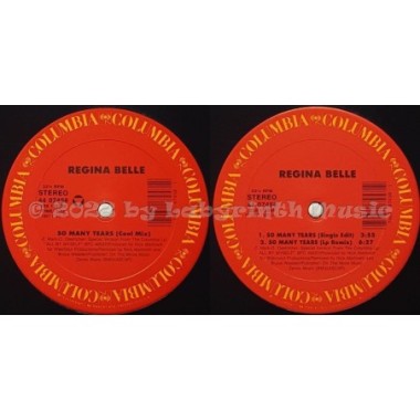 Regina Belle - So Many Tears • 12" Vinyl Maxi • NM - Labyrinth Music