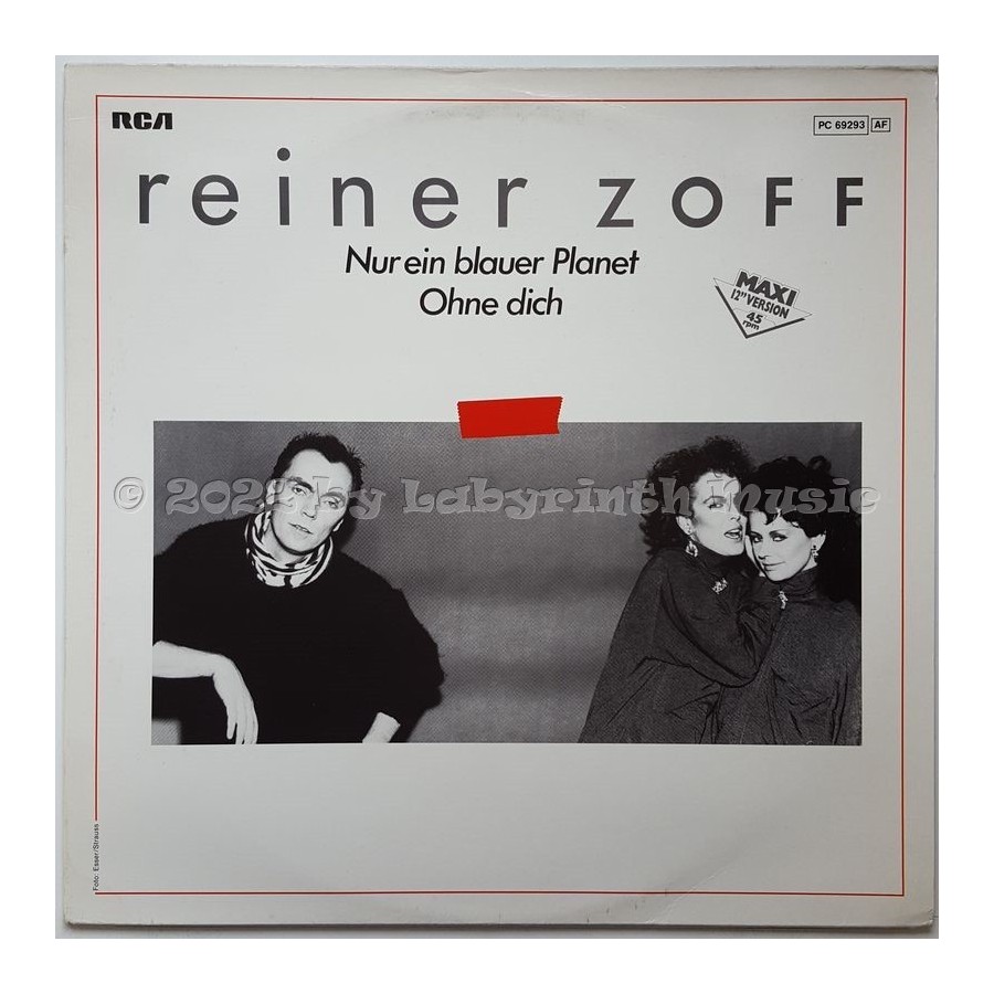 Reiner Zoff - Nur Ein Blauer Planet • 12" Vinyl Maxi • EX - Labyrinth Music