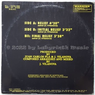 Relief - Relief • 12" Vinyl Maxi - Labyrinth Music