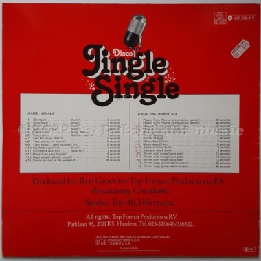 Ren Groot - Disco Jingle Single Volume 2 • 12" Vinyl Maxi • EX - Labyrinth Music