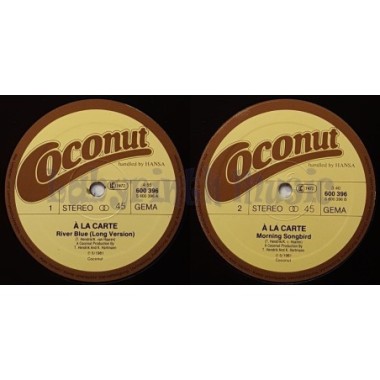 A La Carte - River Blue • 12" Vinyl Maxi • EX - Labyrinth Music
