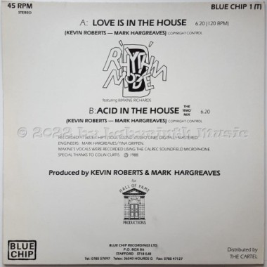 Rhythm Mode:D Feat. Maxine Richards - Love Is In The House • 12" Vinyl Maxi • EX - Labyrinth Music