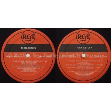 Rick Astley - It Would Take A Strong Strong Man • 12" Vinyl Maxi - Labyrinth Music
