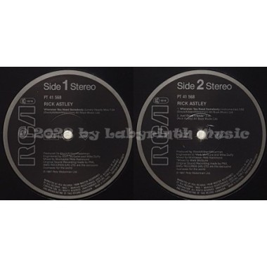 Rick Astley - Whenever You Need Somebody • 12" Vinyl Maxi • MINT - Labyrinth Music