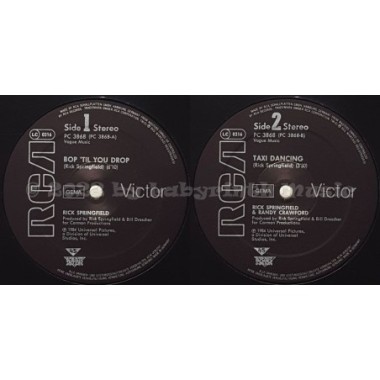 Rick Springfield - Bop 'til You Drop • 12" Vinyl Maxi • EX - Labyrinth Music